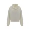 Saint Laurent Draped-detail Cowl-neck Sweatshirt