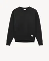 Saint Laurent Oversized Sweatshirt In Black