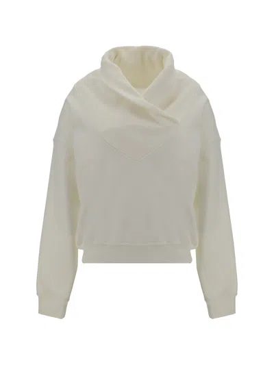 Saint Laurent Sweatshirt In Biancospino