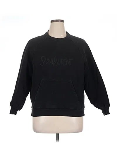 Pre-owned Saint Laurent Sweatshirt In Black