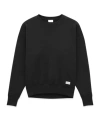Saint Laurent Cotton Sweatshirt In Black