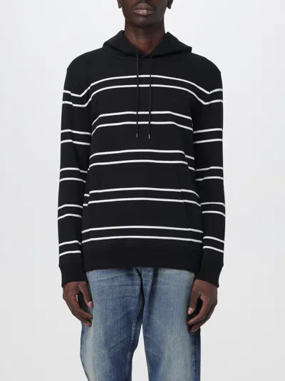 SAINT LAURENT SAINT LAURENT SWEATSHIRT IN STRIPED COTTON