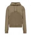 Saint Laurent Cotton Sweatshirt With Logo Embroidery