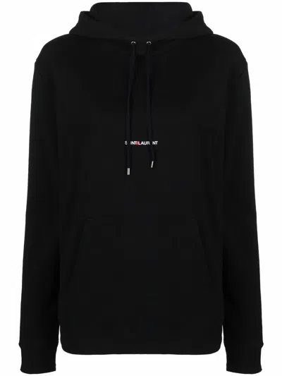 Saint Laurent Sweatshirt With Logo Print In Multi