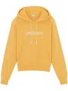 Saint Laurent Sweatshirt With Logo In Yellow
