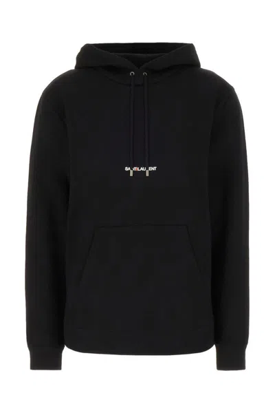 Saint Laurent Sweatshirts In Black