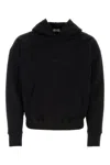 Saint Laurent Black Cotton Sweatshirt In Black