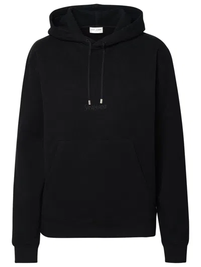 Saint Laurent Sweatshirts In Black