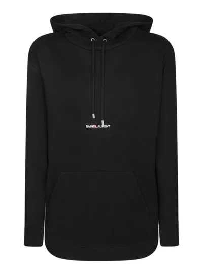 Saint Laurent Sweatshirts In Black
