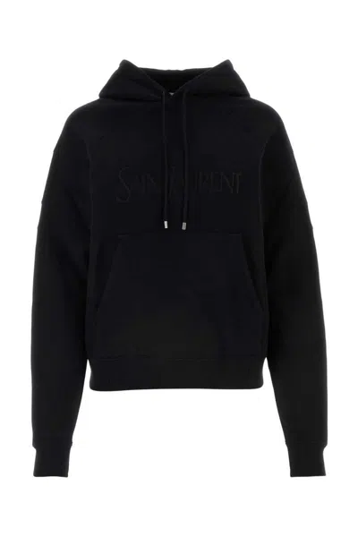Saint Laurent Sweatshirts In Black