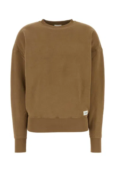 Saint Laurent Sweatshirts In Brown