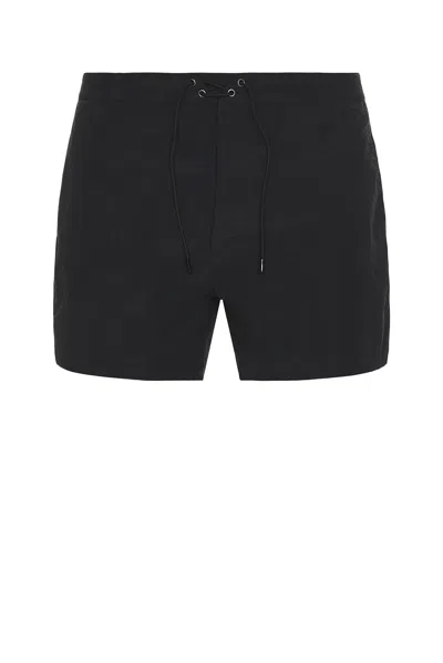 Saint Laurent Swim Short In Black