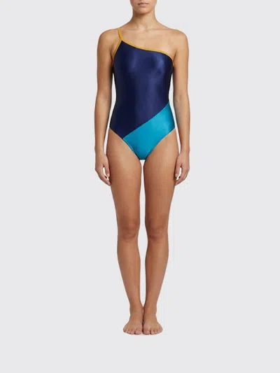 Saint Laurent Swimsuit Woman  In Blue