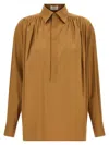 Saint Laurent 'sx07' Blouse In Brown