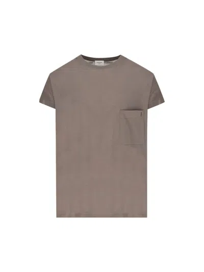 Saint Laurent T-shirt And Polo Shirt In Grey