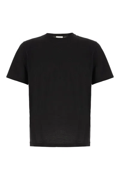 Saint Laurent T-shirt In Black