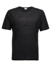 Saint Laurent Black T-shirt With Logo