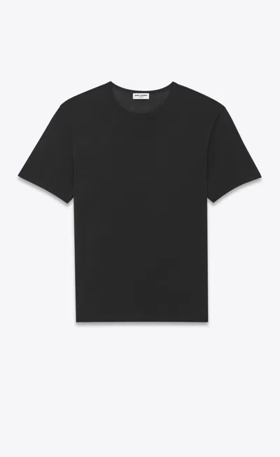 Saint Laurent T-shirt In Black