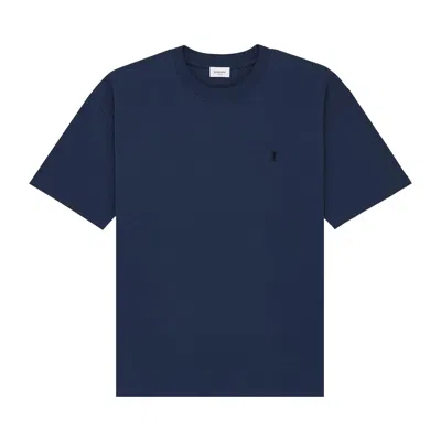 Pre-owned Saint Laurent T-shirt Bord Cassandre 'bleu Mineral/noir' | Blue | Men's Size M