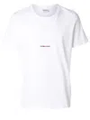 Saint Laurent Logo-print Cotton T-shirt In White