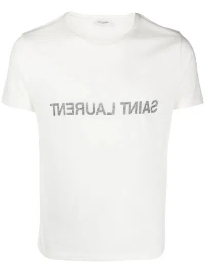 SAINT LAURENT SAINT LAURENT T-SHIRT COL ROND (VOLUME TUBE)