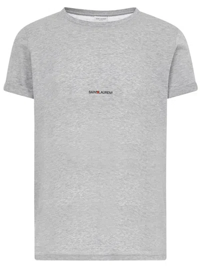 Saint Laurent T-shirt In Grey