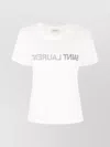 Saint Laurent Reverse Logo-print T-shirt In White