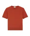 Saint Laurent T-shirt Sweater In Wool