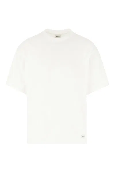 Saint Laurent White Cotton Blend T-shirt