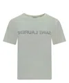 Saint Laurent Reverse Logo T-shirt In White