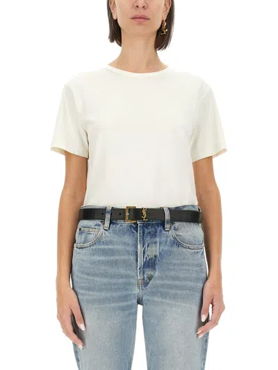 Saint Laurent T-shirt With Logo