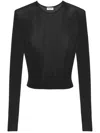 Saint Laurent T-shirts Black In Black