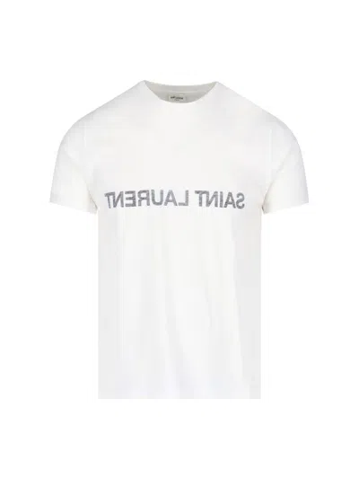 Saint Laurent T-shirts In Blue