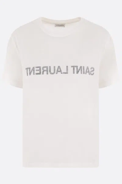 Saint Laurent T-shirts And Polos In Blue