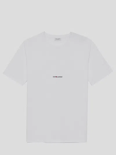 Saint Laurent T-shirts And Polos In White