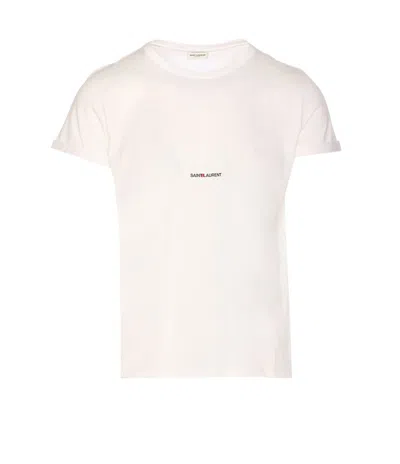 Saint Laurent T-shirts And Polos In White