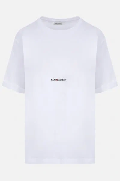 Saint Laurent T-shirts And Polos In White