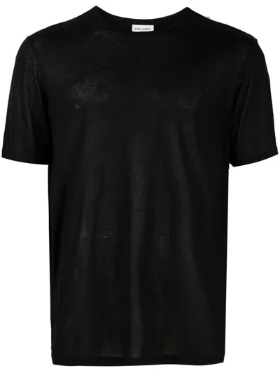 Saint Laurent T-shirts & Tops In Black