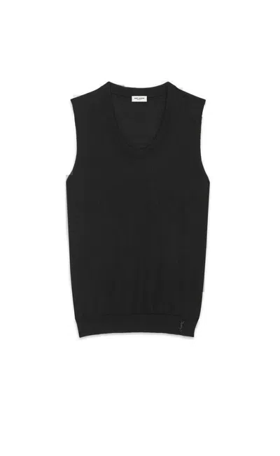 Saint Laurent T-shirts & Tops In Black