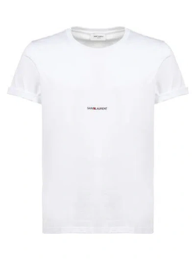 Saint Laurent T-shirts & Tops In Blanc