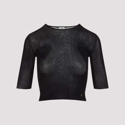 Saint Laurent T-shirts Black