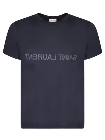 Saint Laurent T-shirts In Blue