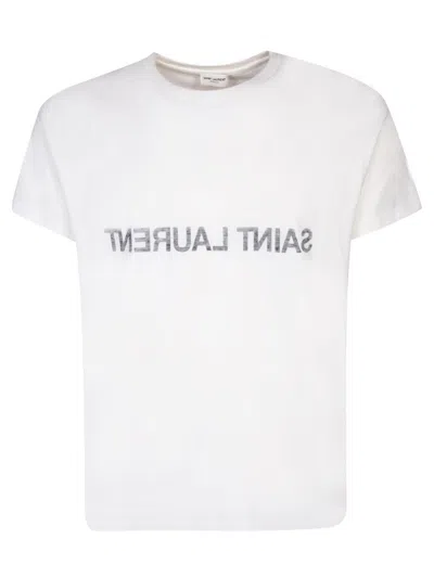 Saint Laurent T-shirts In White