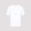 Saint Laurent Cotton Crew-neck T-shirt In White