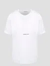 Saint Laurent Cotton T-shirt With Frontal Iconic Print