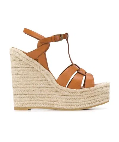 SAINT LAURENT SAINT LAURENT TRIBUTE WEDGE ESPADRILLES