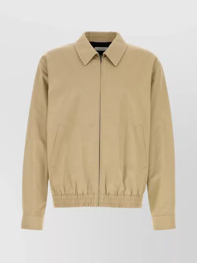 SAINT LAURENT TAILORED GABARDINE JACKET FEATURING POCKETS
