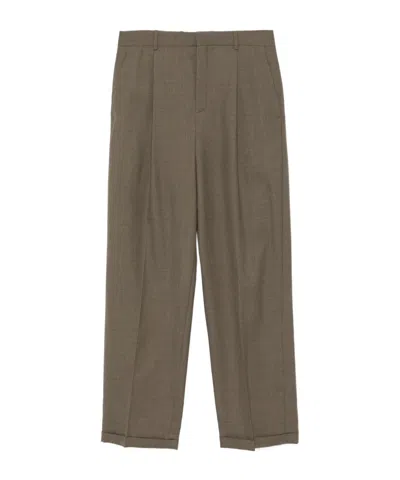 Saint Laurent Tailored Pants In Green