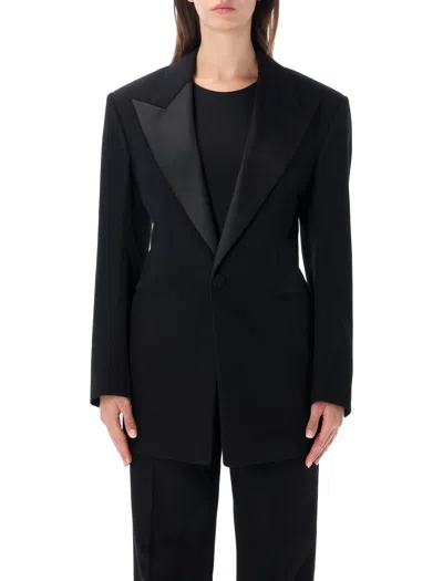 Saint Laurent Tailored Single-breasted Blazer In Black