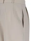 Saint Laurent Tailored Trousers In Beige